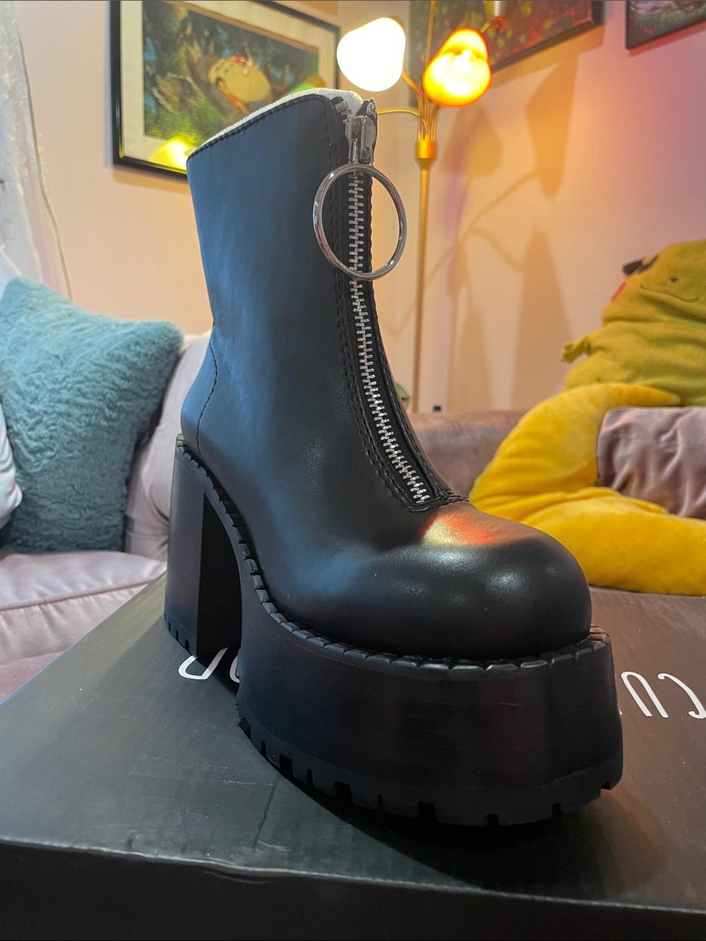 Current Mood O Ring Detention Hall Platform Boots